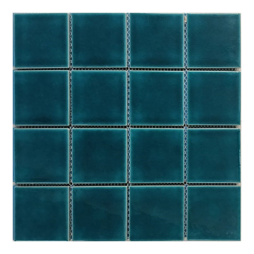 Dark Color 73mm Porcelain Mosaic Swimming Pool Tiles