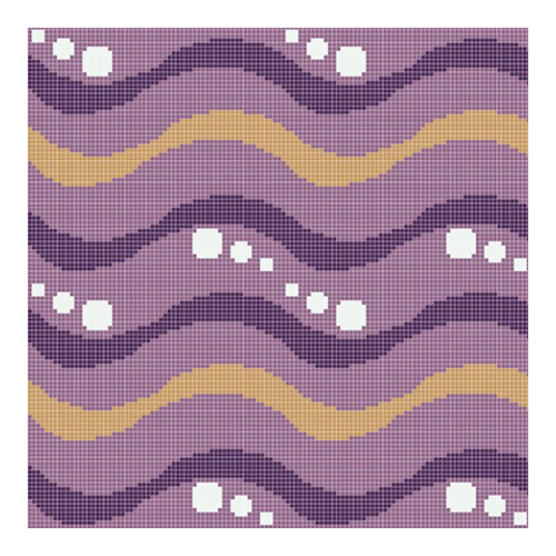 Wall Repeat Pattern Mosaic Tiles