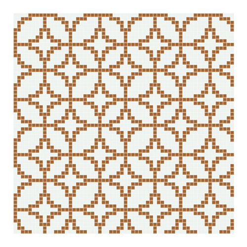 Wall Repeat Pattern Mosaic Tiles - Color: Any Color