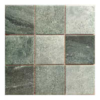 Dark Green Sukabumi Porcelain Mosaic Tiles - Feature: Acid-Resistant