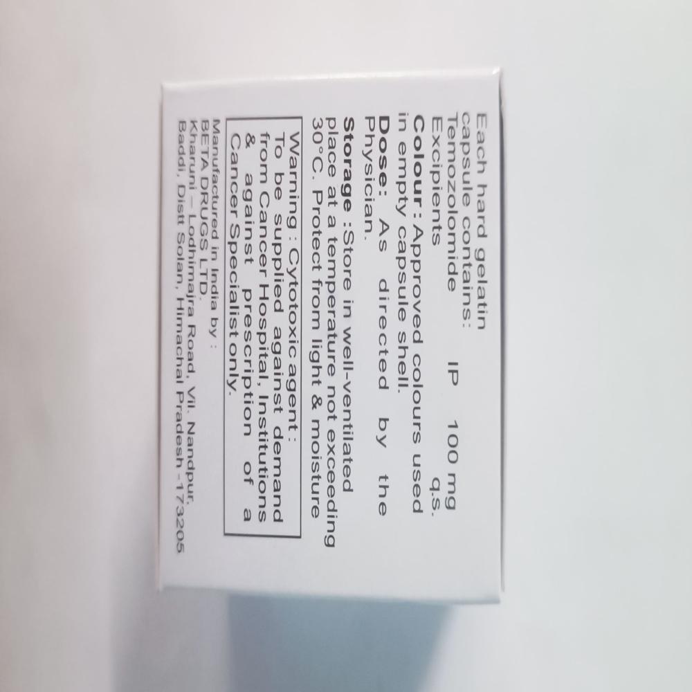 Temcad 100mg Capsule - Origin: India