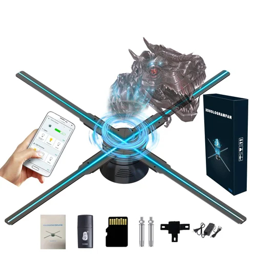 100cm 3D Holographic Display LED Fan
