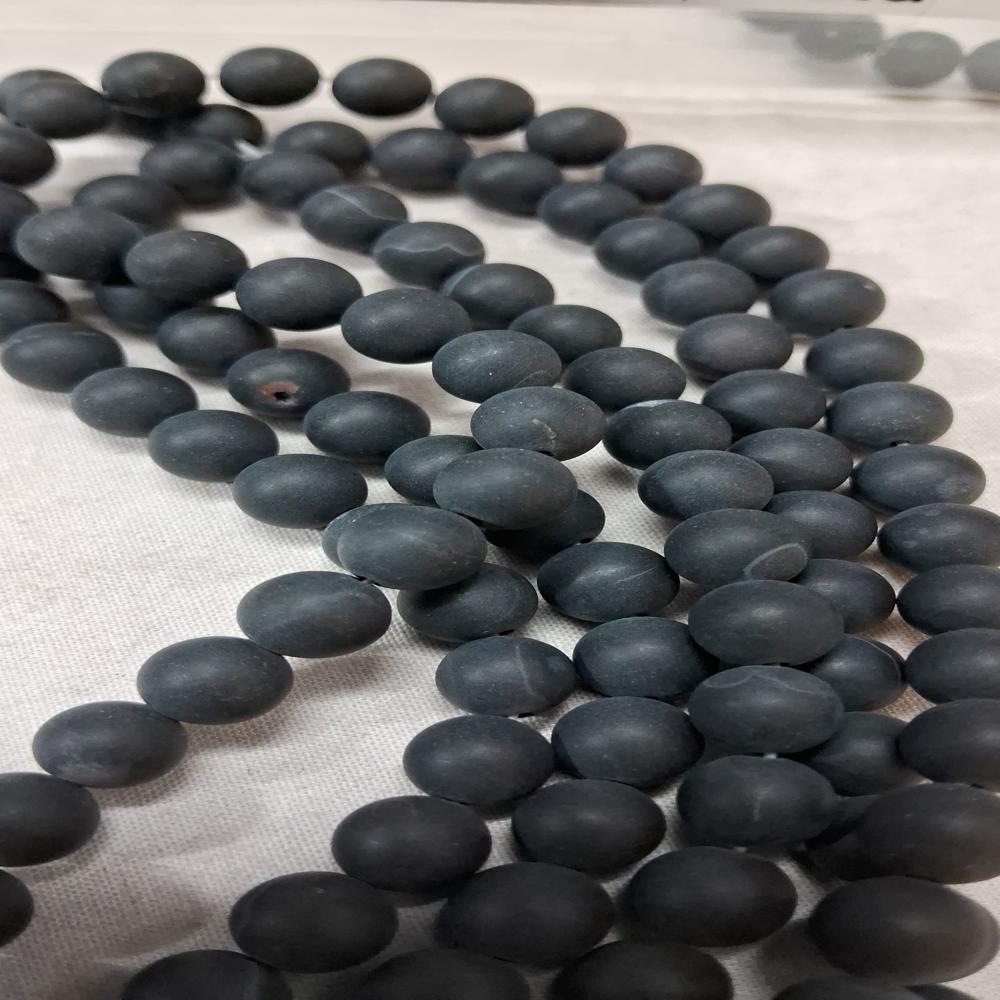 Matte Black onyx Crystal Beads