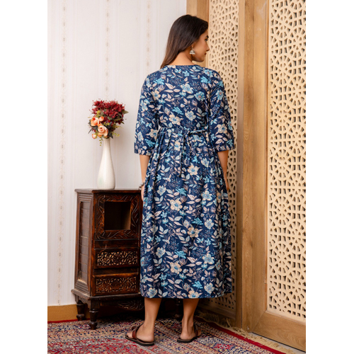 Ladies Printed Cotton Stylish Maternity Kurti