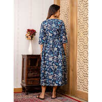 Ladies Printed Cotton Stylish Maternity Kurti