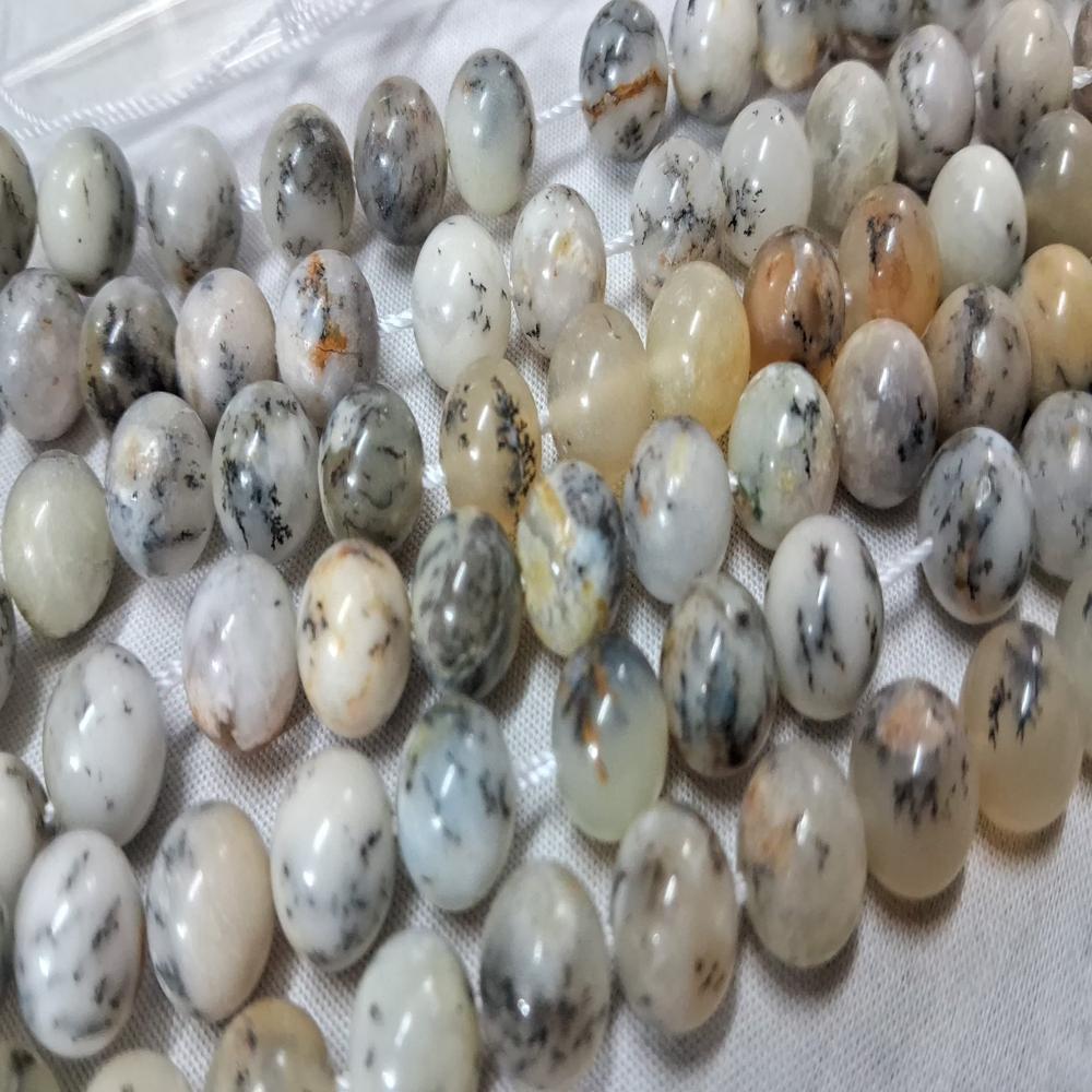 White Opal Crystal Beads - Color: Multicolour