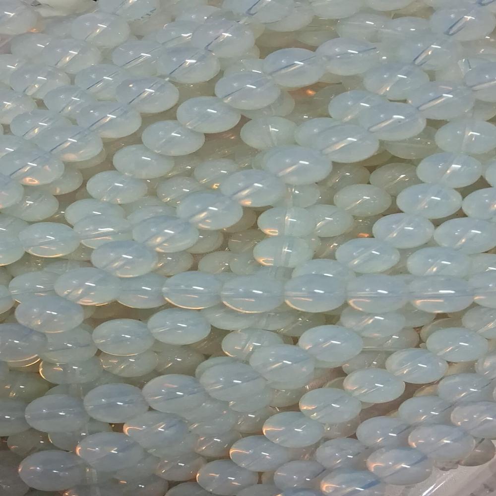 Opalite Crystal Beads - Color: White