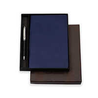 Classic Journal Notebook Gift Sets - Material: Leather