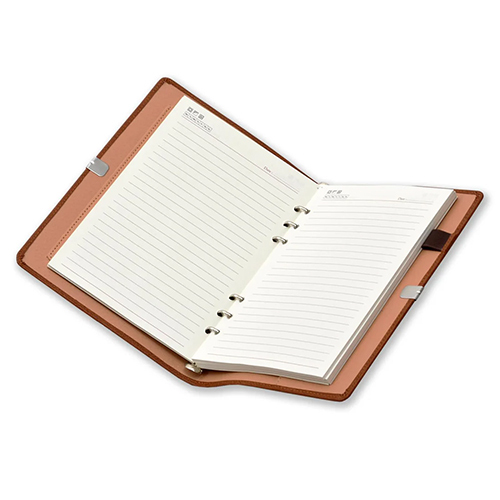 Undated Brown Planner Diary - Binding: Perfect Binding