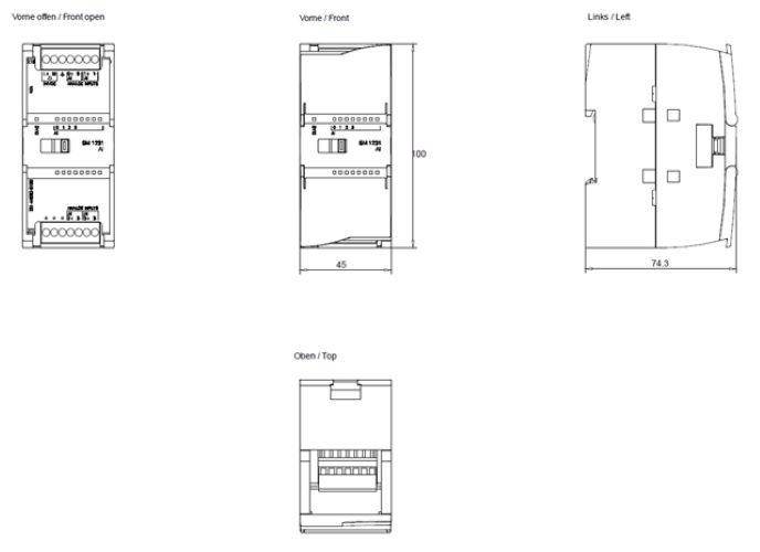 Siemens S7-1200 Plc Module 6es7231-4hd32-0xb0 - Application: Automation