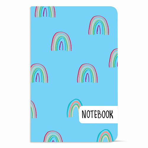 Rainbow Blank Journal Notebook
