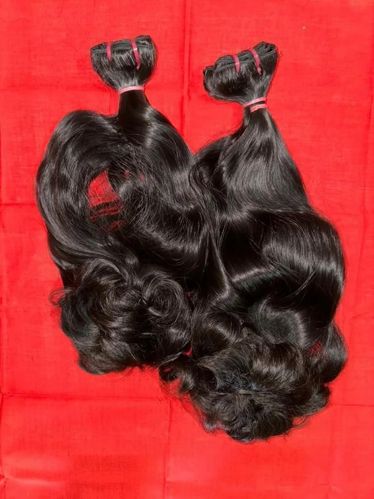 100% Cuticle Aligned Temple Remy Weft Hair Bundles  Weft Hair Extension
