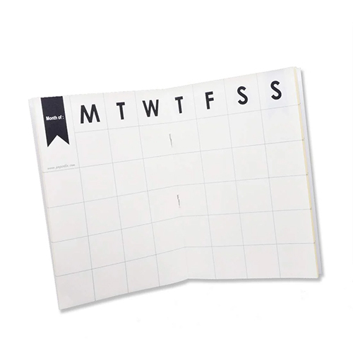 Undated Monthly Planner