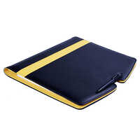 Document File Folder - Leather Material, 13x11 Inches Size | Hardbound Binding, Rectangular Design For Document Organization