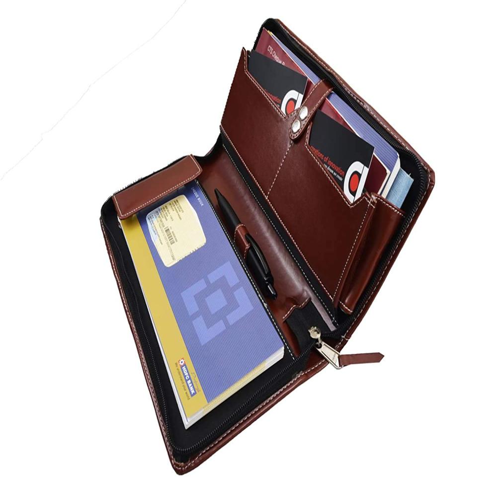Leatherette Cheque Book Holder - Binding: Hardbound