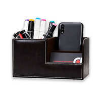 Leather Office Stationery Organizer