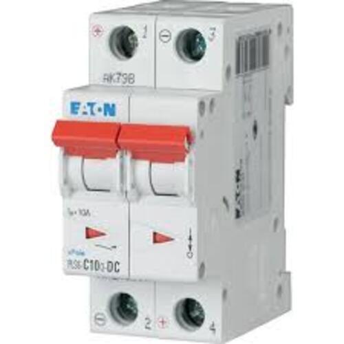 DC MCB 1- 63A Eaton PLS6 DC MCB 1 A, 2Pole, 10 kA, C-Curve | PLS6-C1/2-DC
