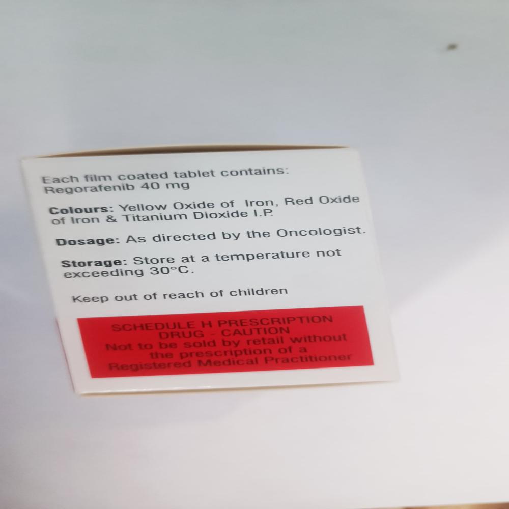 Regonat 40mg Tablet - Origin: India