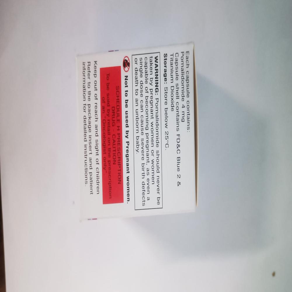 Pomalid 4mg Capsule - Origin: India
