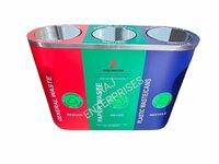 Stainless Steel Dustbin 2 in 1