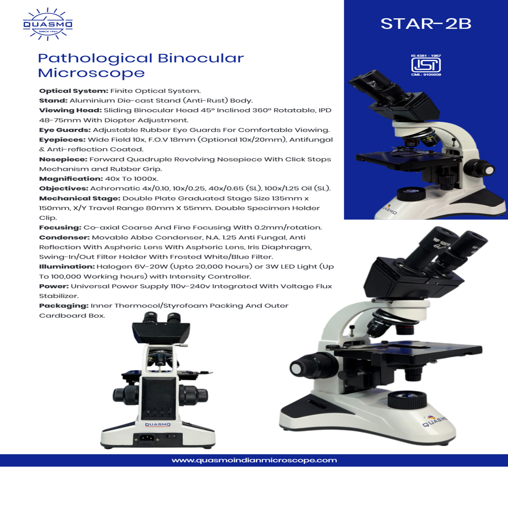 Star-2b Pathological Binocular Microscope