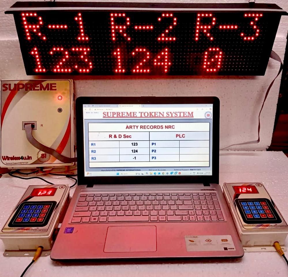 Wireless Hybrid Token Display System - Body Material: Plastic