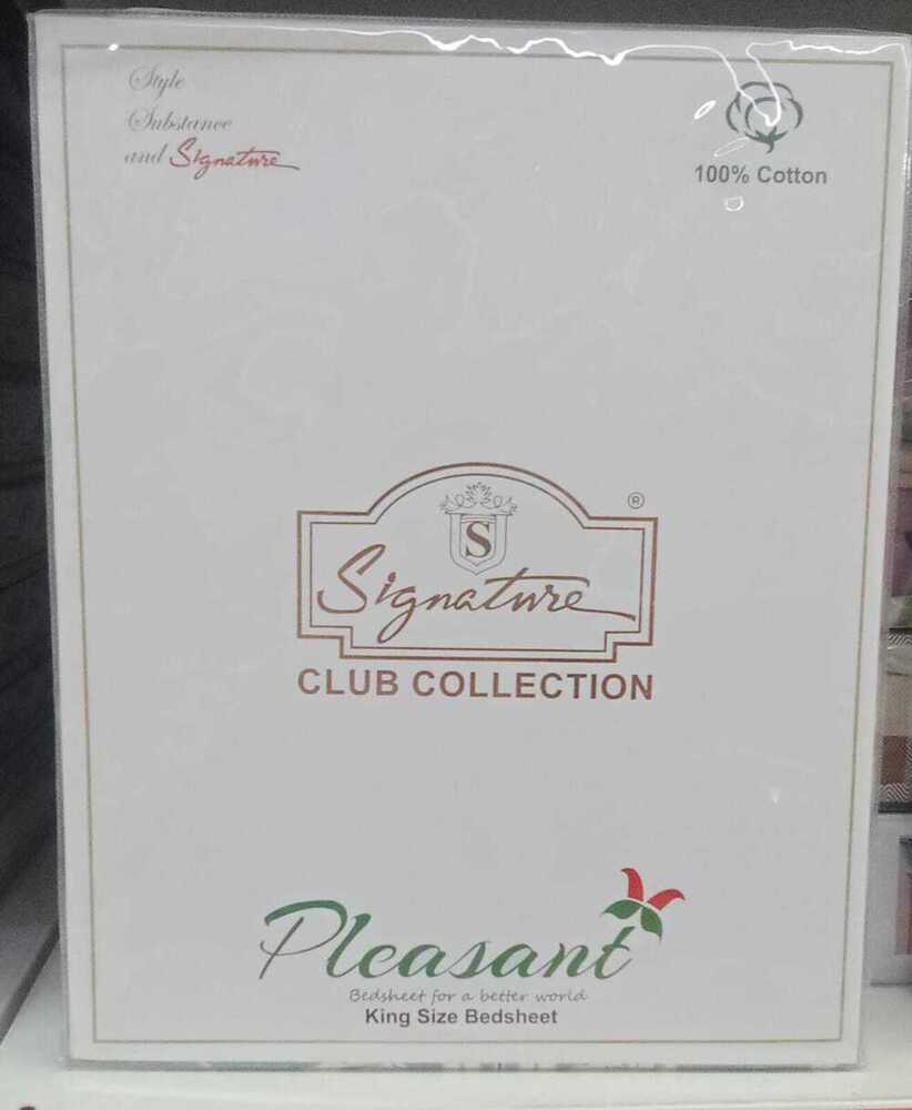 SIGNATURE  (PLEASENT XXL COTTON  BEDSHEET )