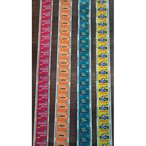 Bubble Gum Wrapper - Bubble Gum Paper, Standard Size, Purple Color, 1mm Thickness | Single-sided Coating For Enhanced Wrapping Experience