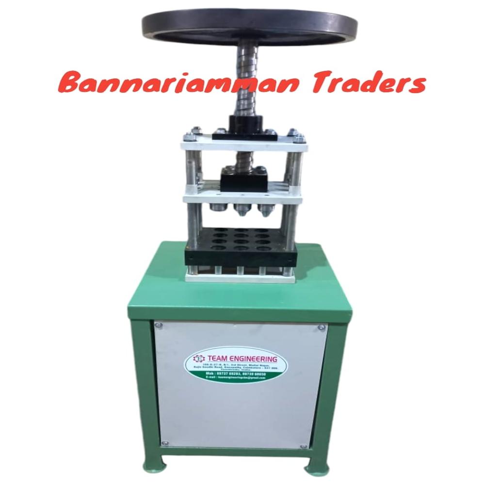 Sambrani Dhoop Cup Making Machine - Color: Powder Coating