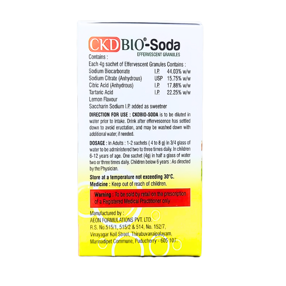 Ckd Bio Soda - Physical Form: Powder