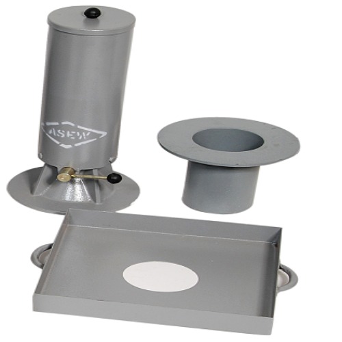 Sand Pouring Cylinder Apparatus - Color: Grey