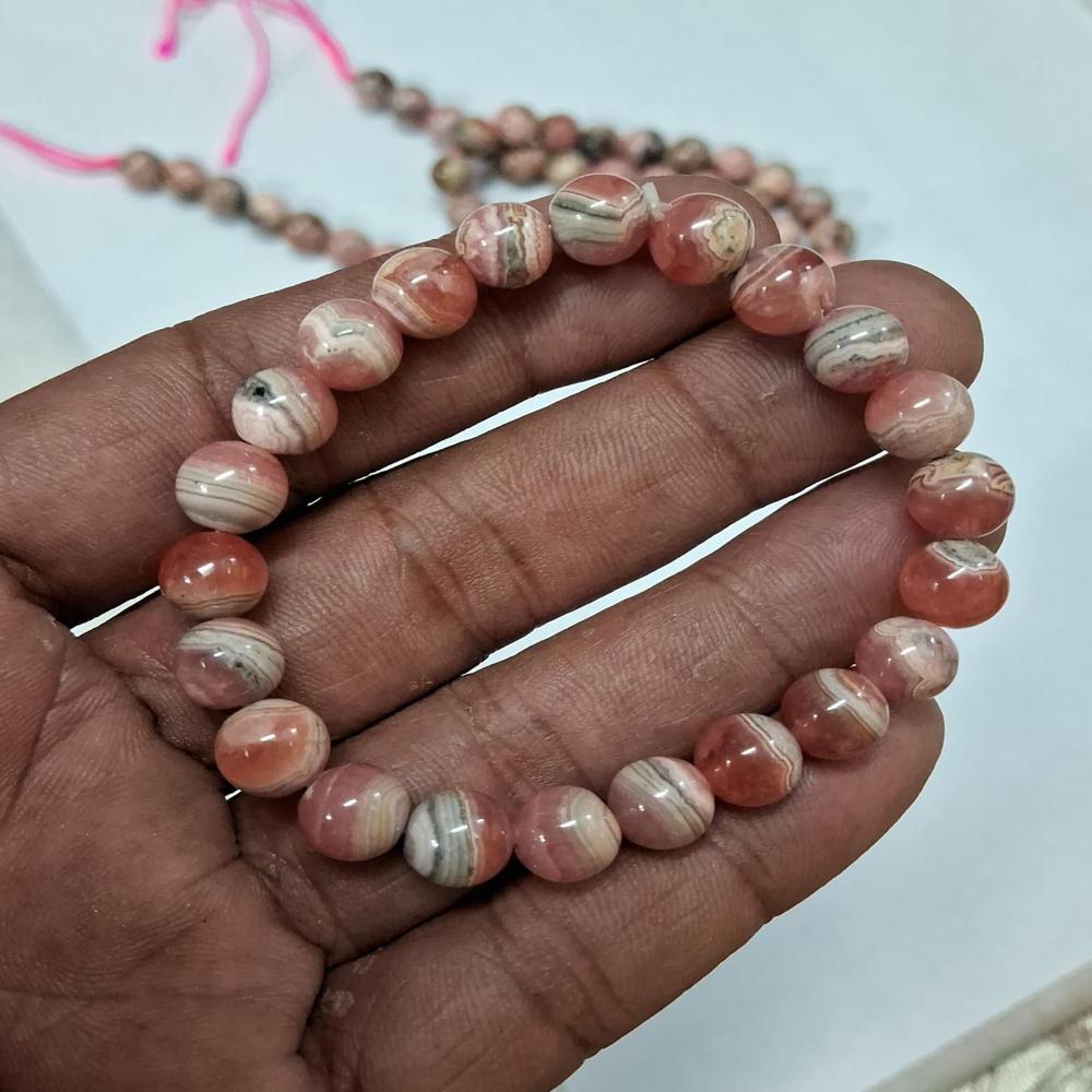 Rhodocrosite AAA natural Crystal Beads