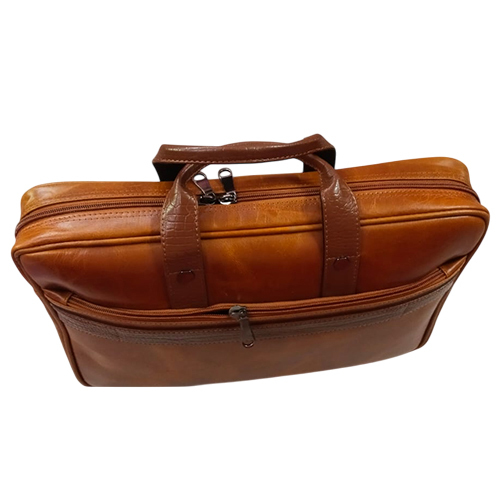 Non Leather Conference Bag - Color: Brown
