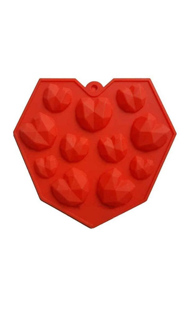 11 CAVITY HEART PINATA MOULD