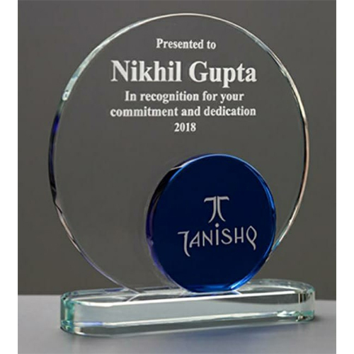 Glass Acrylic Trophy - Finishing: Printed