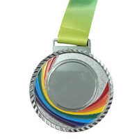 Customized Silver Medal - Finishing: Polished