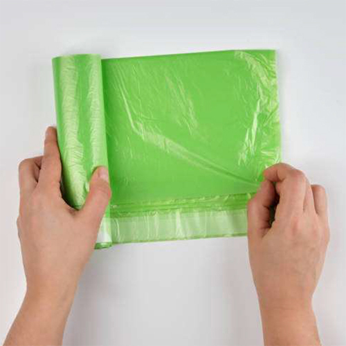 Compostable Plastic Bag And Covers - Color: Green