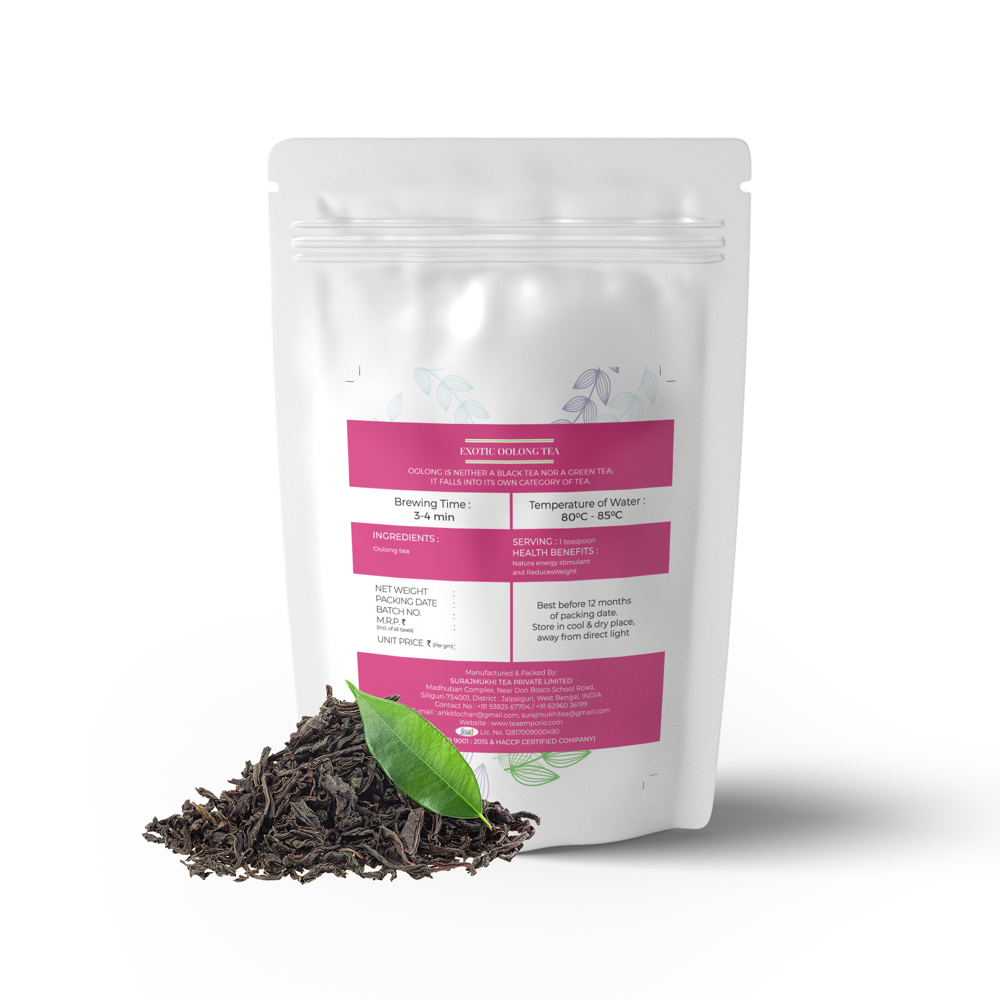 Exotic Oolong Tea - Physical Form: Dried
