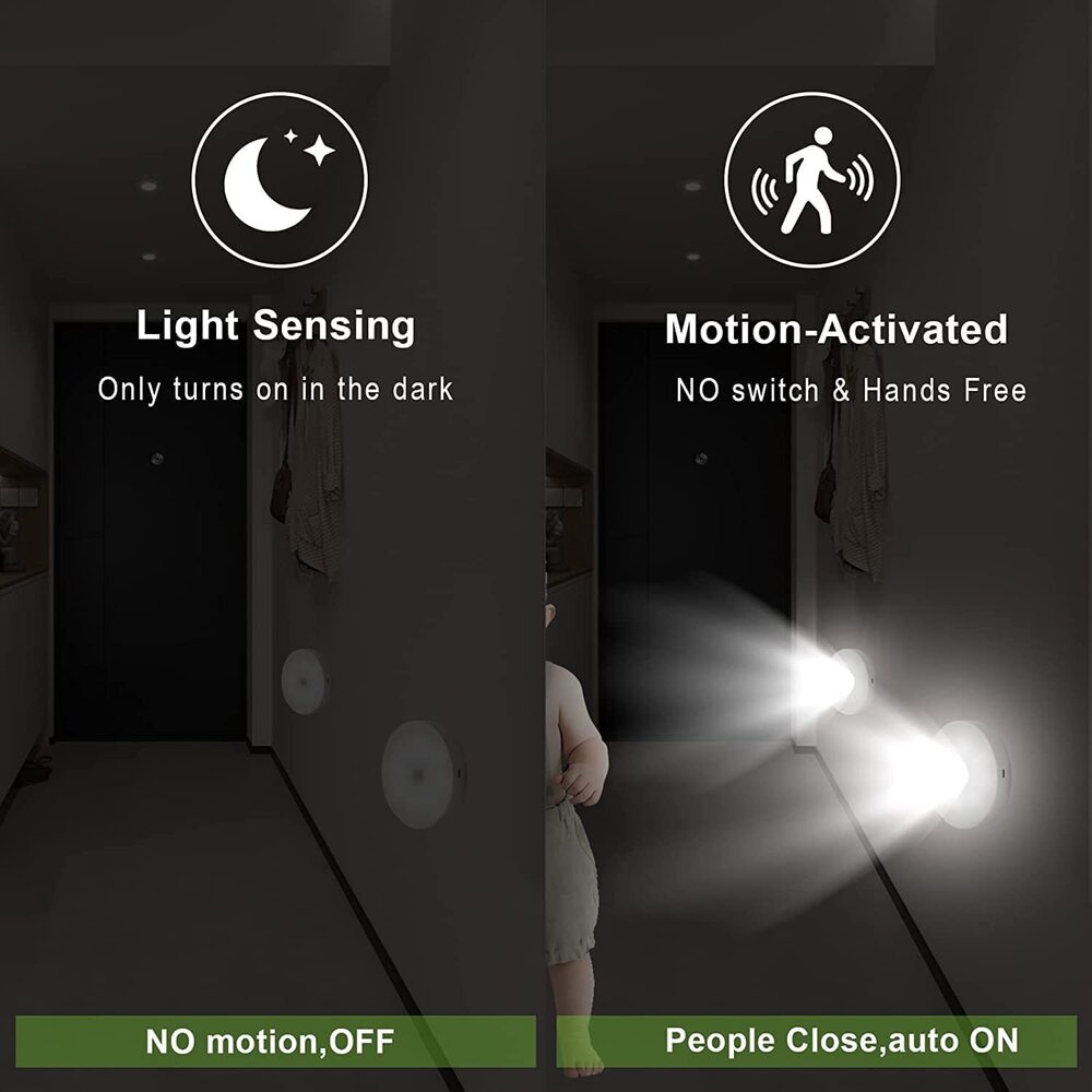 Motion Sensor Light For Home With Usb Charging Wireless