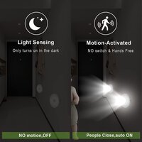 Motion Sensor Light for Home with USB Charging Wireless
