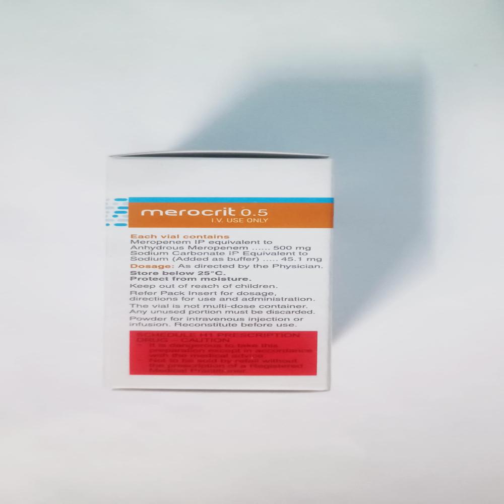 Merocrit 0.5gm Injection - Grade: A