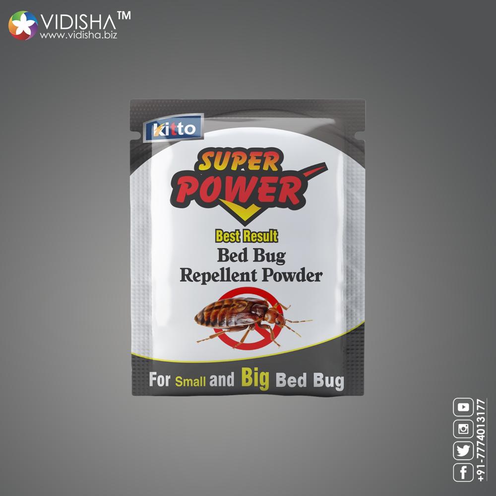 Insect repellent powder packaging design