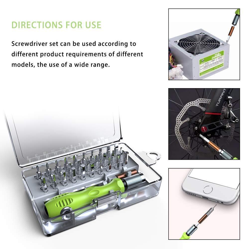 Screwdriver Set 32 In 1 Adjustable Mini Screwdriver Set