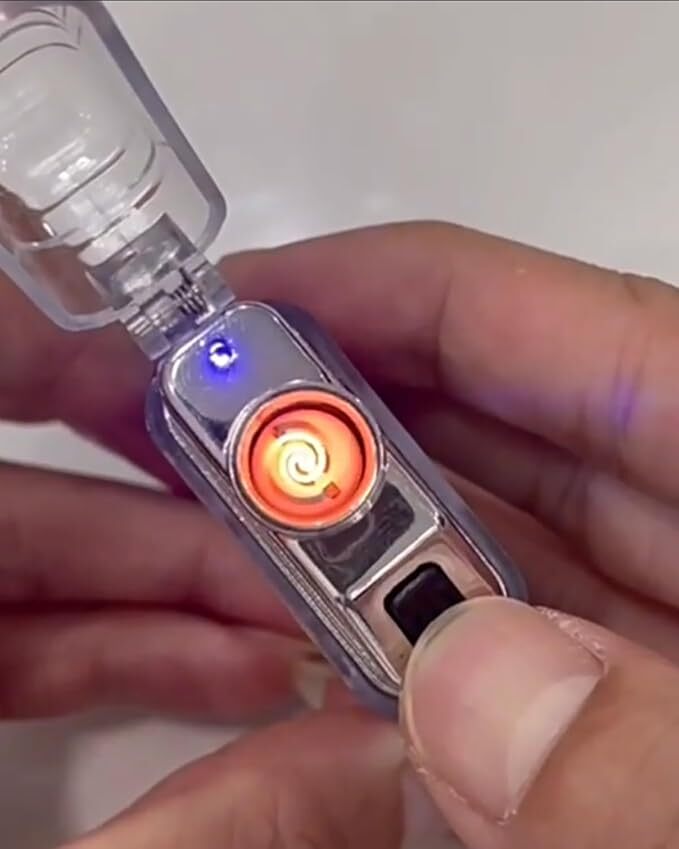 Metal Electric Lighter, Rechargeable Lighter