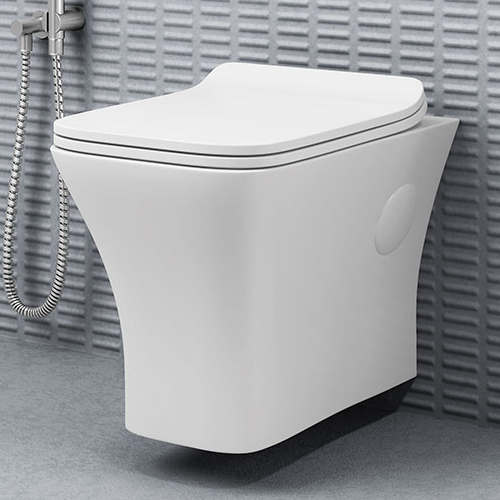 Aster 11Ast Wall Hung Closet - Color: White