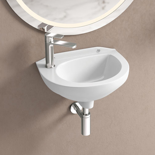 Anex 16Ane Wall Mounted Wash Basin - Color: White