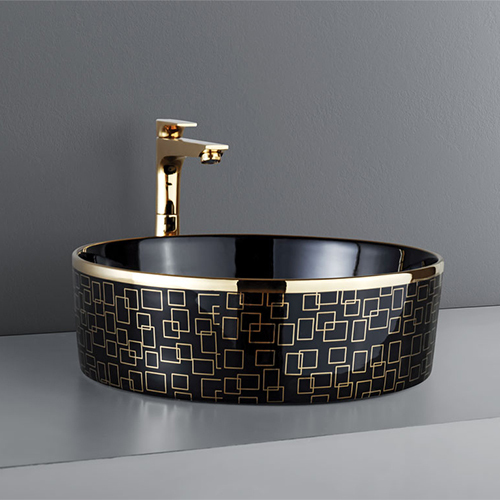 CIRCLE 26 CIR BG1102 Designer Metallic Table Top Wash Basin