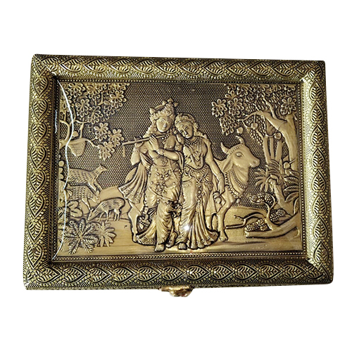 Wooden Gift Box - Color: Golden