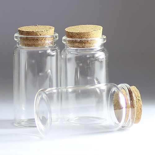 Glass Tubular Jar