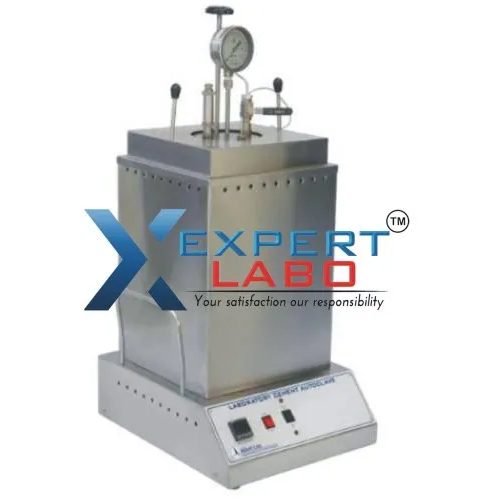 Stainless Steel Vertical Cement Autoclave - Color: Silver